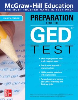 McGraw-Hill Education Preparation for the GED Test, Fourth Edition 4th 9781264258222 Front Cover