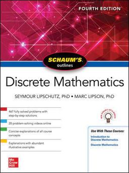 Schaum's Outline of Discrete Mathematics:  9781264258802 Front Cover