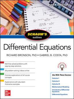 Schaum's Outline of Differential Equations, Fifth Edition 5th 9781264258826 Front Cover