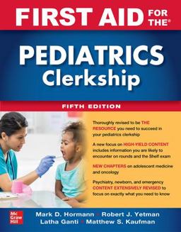     FIRST AID F/PEDIATRICS CLERKSHIP  9781264264490 Front Cover