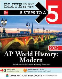 5 Steps to a 5: AP World History: Modern 2022 Elite Student Edition  9781264268092 Front Cover