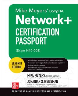 Mike Meyers' CompTIA Network+ Certification Passport, Seventh Edition (Exam N10-008) 7th 9781264268962 Front Cover