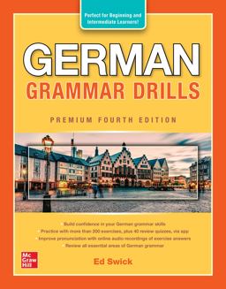 German Grammar Drills, Premium Fourth Edition 4th 9781264286102 Front Cover