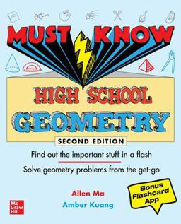 Must Know High School Geometry, Second Edition 2nd 9781264286140 Front Cover