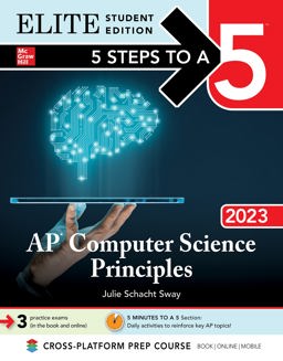 5 Steps to a 5: AP Computer Science Principles 2023 Elite Student Edition  9781264437054 Front Cover