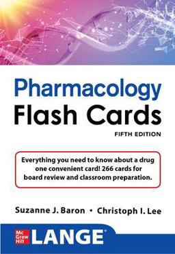 LANGE Pharmacology Flash Cards, Fifth Edition 5th 9781264779963 Front Cover