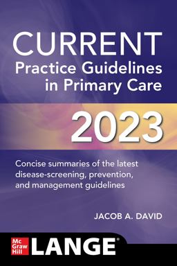 CURRENT Practice Guidelines in Primary Care 2023 20th 9781264892228 Front Cover