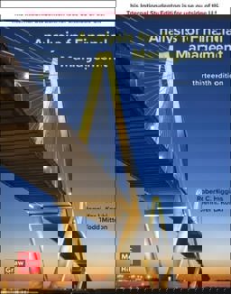 Analysis for Financial Management Ional Experien:ce  9781265042639 Front Cover