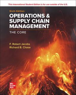 Operations and Supply Chain Management Operations and Supply Chain Management