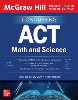 McGraw Hill Conquering ACT Math and Science, Fifth Edition 5th 9781265140908 Front Cover