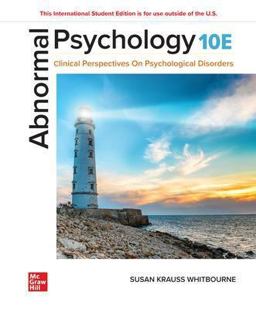 Abnormal Psychology Clinical Perspectives on Psychological Disorders 10th 9781265239428 Front Cover