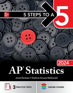 5 Steps to a 5: AP Statistics 2024  9781265263102 Front Cover