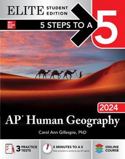     5 STEPS TO A 5:AP HUMAN GEOG.24,ELI  9781265282790 Front Cover