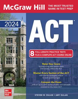 McGraw Hill ACT 2024  9781265361723 Front Cover