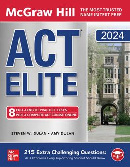 McGraw Hill ACT Elite 2024  9781265364649 Front Cover