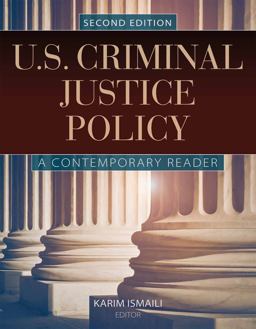 U. S. Criminal Justice Policy a Contemporary Reader 2nd 9781284020250 Front Cover