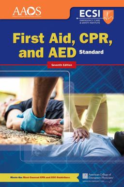 Standard First Aid, CPR, and AED 7th 9781284041613 Front Cover