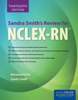 Sandra Smith's Review for NCLEX-RN + Ntp:  9781284070910 Front Cover
