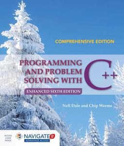 Programming and Problem Solving with C++: Comprehensive 6th 9781284076592 Front Cover