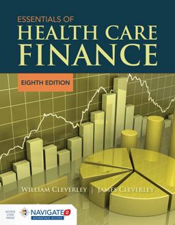 Essentials of Health Care Finance 8th 9781284094633 Front Cover