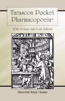 Tarascon Pocket Pharmacopoeia 2016 Deluxe Lab-Coat Edition 17th 9781284095289 Front Cover