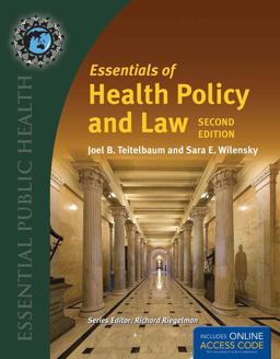 BUA- ESSEN of HEALTH POLICY and LAW 2E/2016 ANNUAL UPDATE 2nd 9781284110067 Front Cover