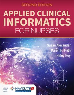 Applied Clinical Informatics for Nurses 2nd 9781284129175 Front Cover