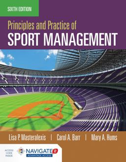Principles & Practice of Sports Management + Advantage Access Card:  9781284142136 Front Cover