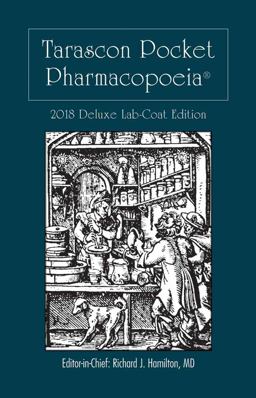 Tarascon Pocket Pharmacopoeia 2018 Deluxe Lab-Coat Edition 19th 9781284142679 Front Cover