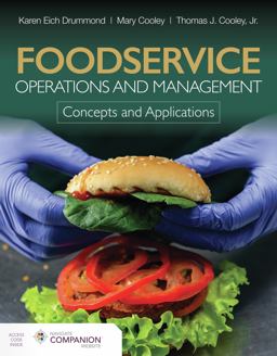 Foodservice Operations and Management Concepts and Applications  9781284164879 Front Cover