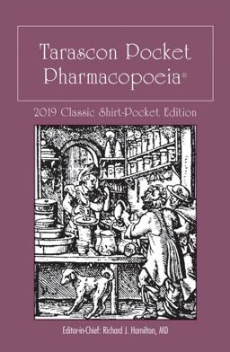 Tarascon Pocket Pharmacopoeia 2019 Classic Shirt-Pocket Edition 33rd 9781284167528 Front Cover