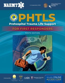 PHTLS: Prehospital Trauma Life Support for First Responders Course Manual 9th 9781284180626 Front Cover
