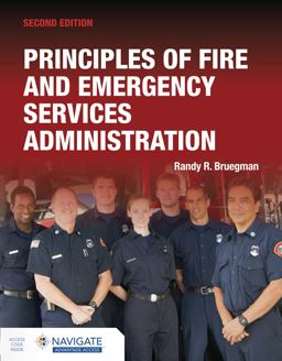 Principles of Fire and Emergency Services Administration 2nd 9781284220087 Front Cover
