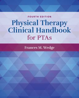 Physical Therapy Clinical Handbook for Pta's:  9781284226157 Front Cover