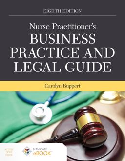     NURSE PRACT.BUS.PRAC.+LEGAL GUIDE  9781284286434 Front Cover
