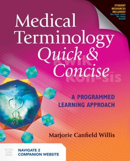 Medical Terminology Quick and Concise A Programmed Learning Approach  9781284484120 Front Cover