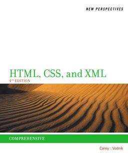 New Perspectives on HTML, CSS, and XML, Comprehensive 4th 9781285059099 Front Cover