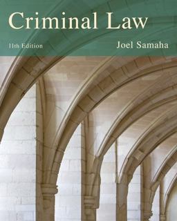 Criminal Law:  9781285061917 Front Cover