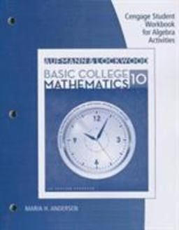 Student Workbook for Aufmann/Lockwood's Basic College Math: an Applied Approach, 10th