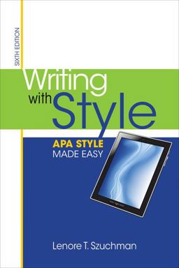 Writing With Style: Apa Style Made Easy  9781285077062 Front Cover