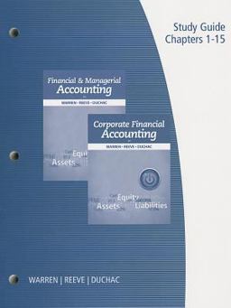 Financial and Managerial Accounting Financial and Managerial Accounting