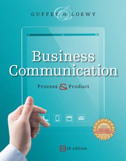 Business Communication Process and Product (Book Only) 8th 9781285094083 Front Cover