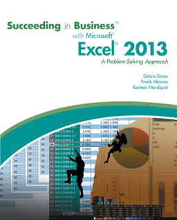 Succeeding in Business with Microsoftï¿½ Excelï¿½ 2013 A Problem-Solving Approach  9781285099149 Front Cover