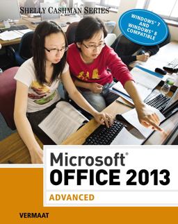 Microsoft Office 2013: Advanced (hardcover, Spiral-Bound) Advanced  9781285166322 Front Cover