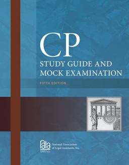 CP Study Guide and Mock Examination: 5th 2013 9781285193243 Front Cover
