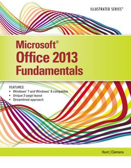 Microsoftï¿½ Office 2013 Fundamentals  9781285418292 Front Cover