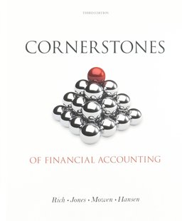 Cornerstones of Financial Accounting (Book Only) Cornerstones of Financial Accounting (Book Only)