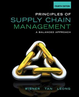 Principles of Supply Chain Management: A Balanced Approach 4th 9781285428314 Front Cover