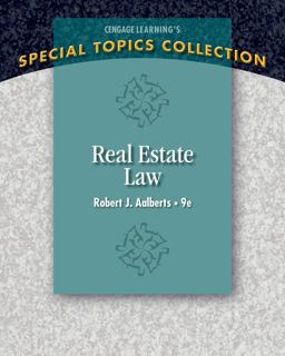 Real Estate Law:  9781285428765 Front Cover