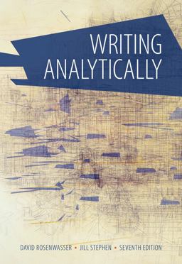 Writing Analytically:  9781285436500 Front Cover